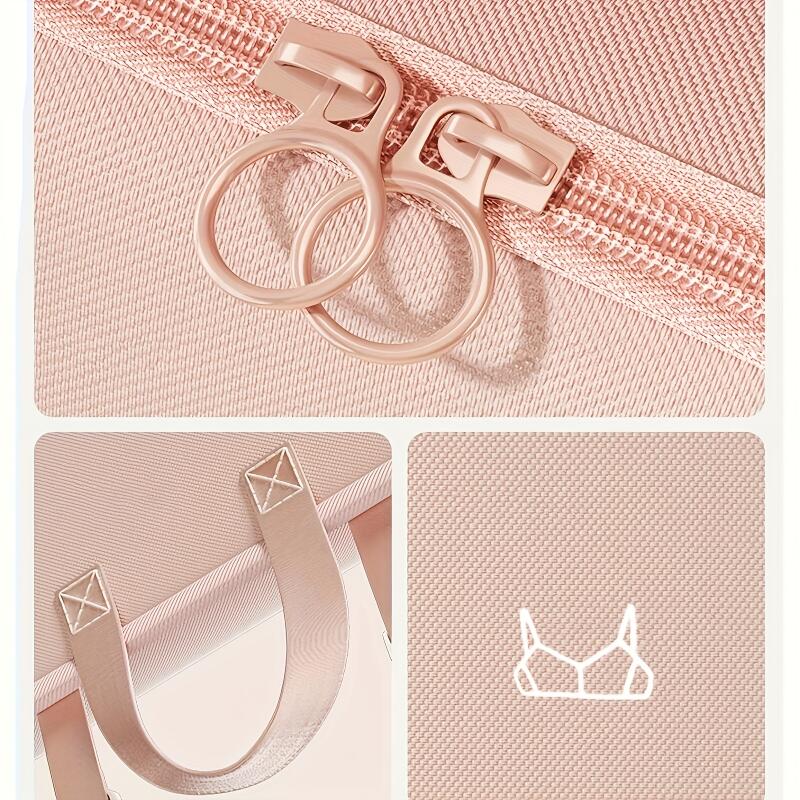 Six-In-One Travel Organizer Set, Luggage Packing Bags, Foldable Nylon Storage Pouches, 6 Zippered Compartments, Durable for Clothes and Bedding