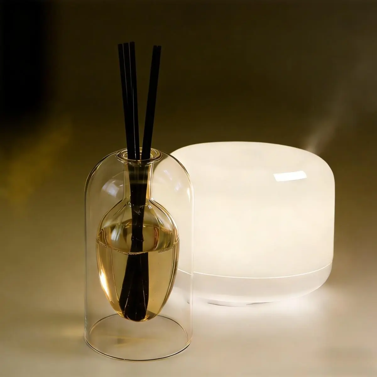1PC Glass Reed Diffuser Bottle, Minimalist Home Decor, Clear Design for Bedroom Living Room