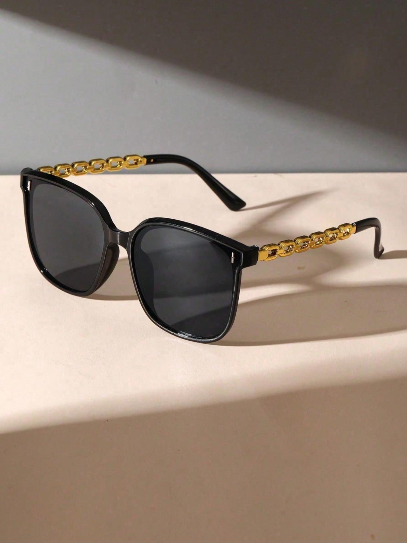 Classic Trendy Women's Square Sunglasses, Perfect for Daily Life, Driving, Shopping, Fashionable Casual Sunglasses