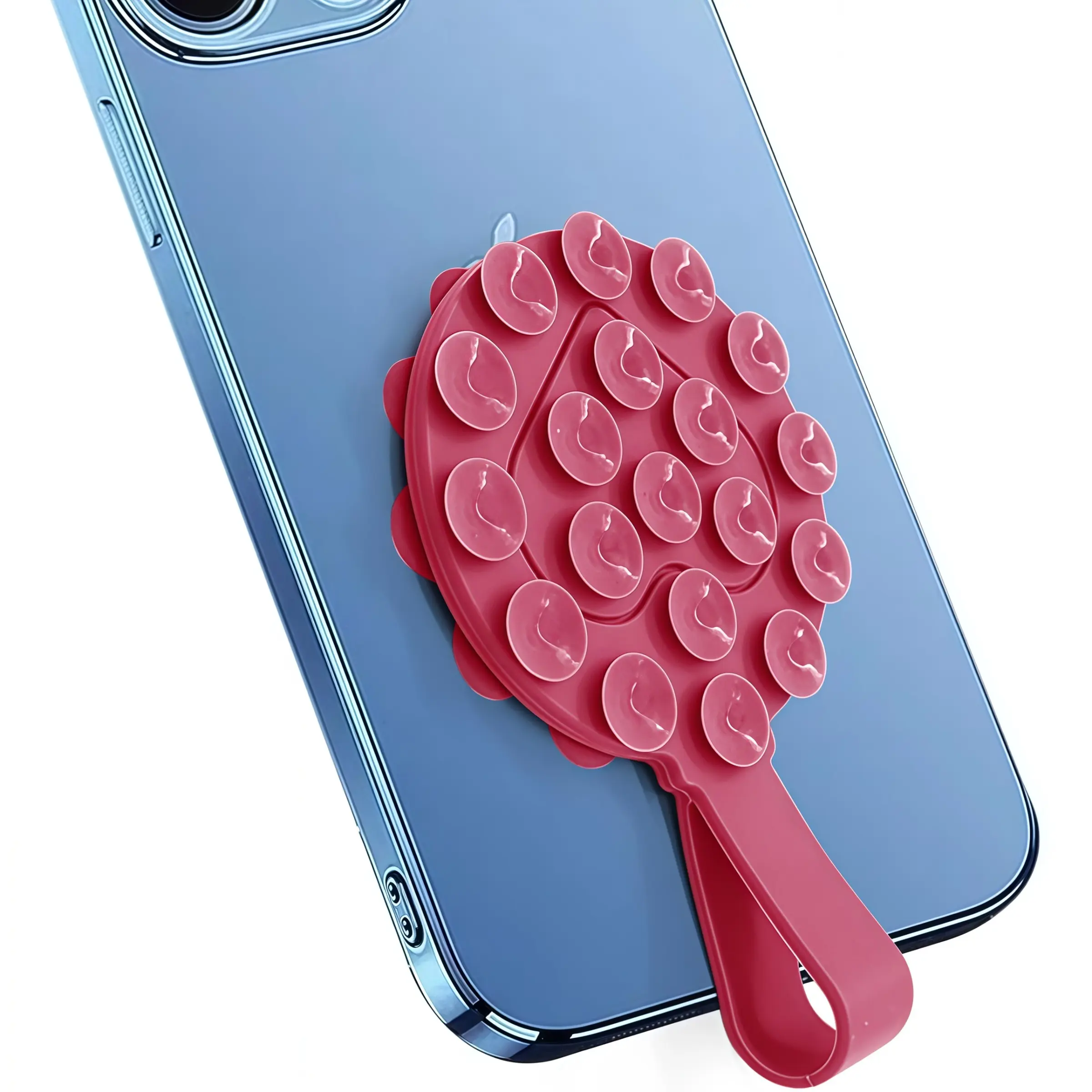 Heart Pattern Silicone Dual-Sided Suction Pad, 19 Heart Design Sticky Pad, Multi-Functional Travel Phone Holder, Mobile Phones and Tablets