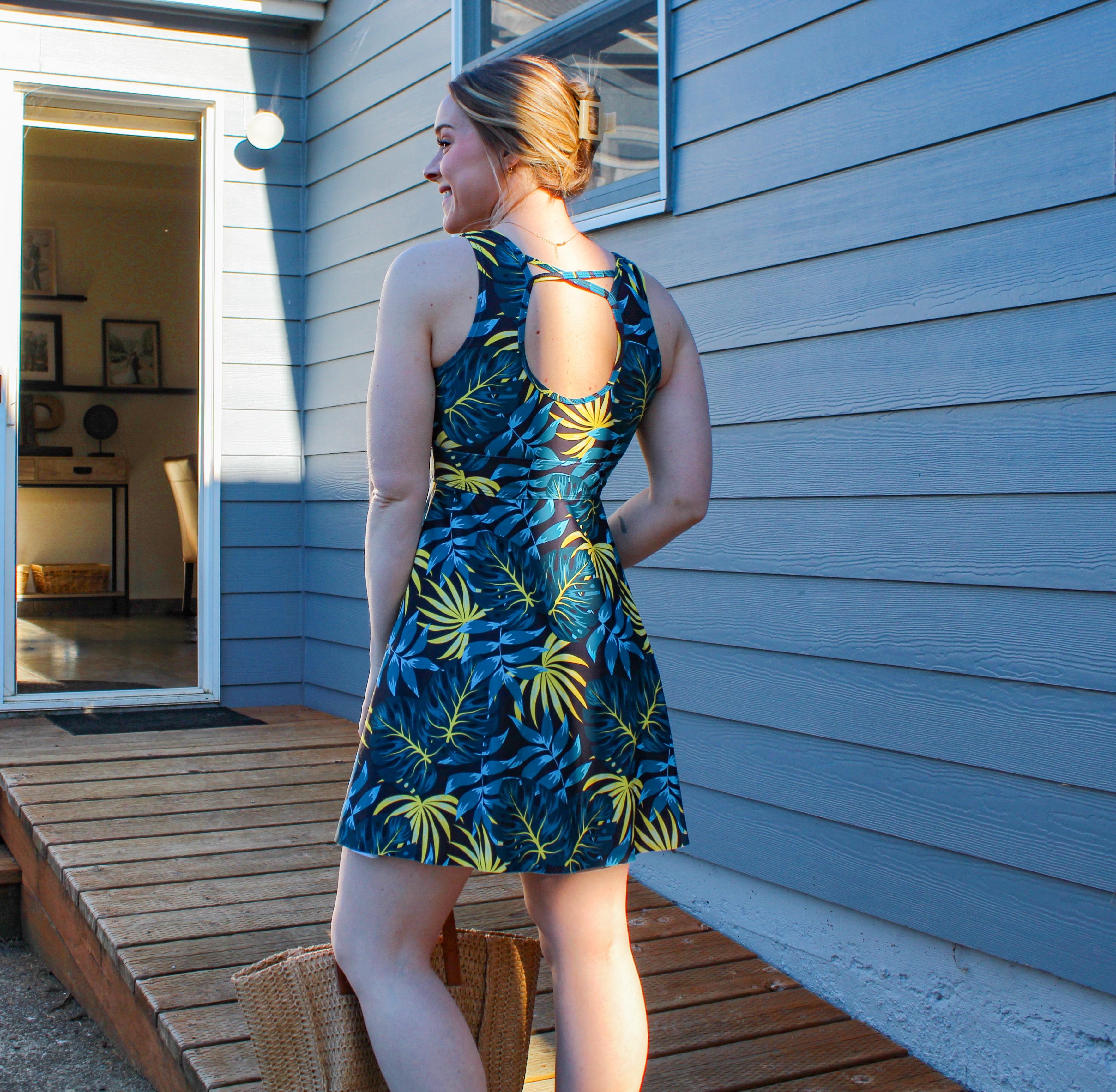 【S-2XL】Women's Two Piece Swimsuits Tummy Control Back Cross Flowy Tankinis Set Swimdress Bathing Suits with Boyshorts Swimwear Swimming Beach #TikTokShopBlackFriday SpringStatements