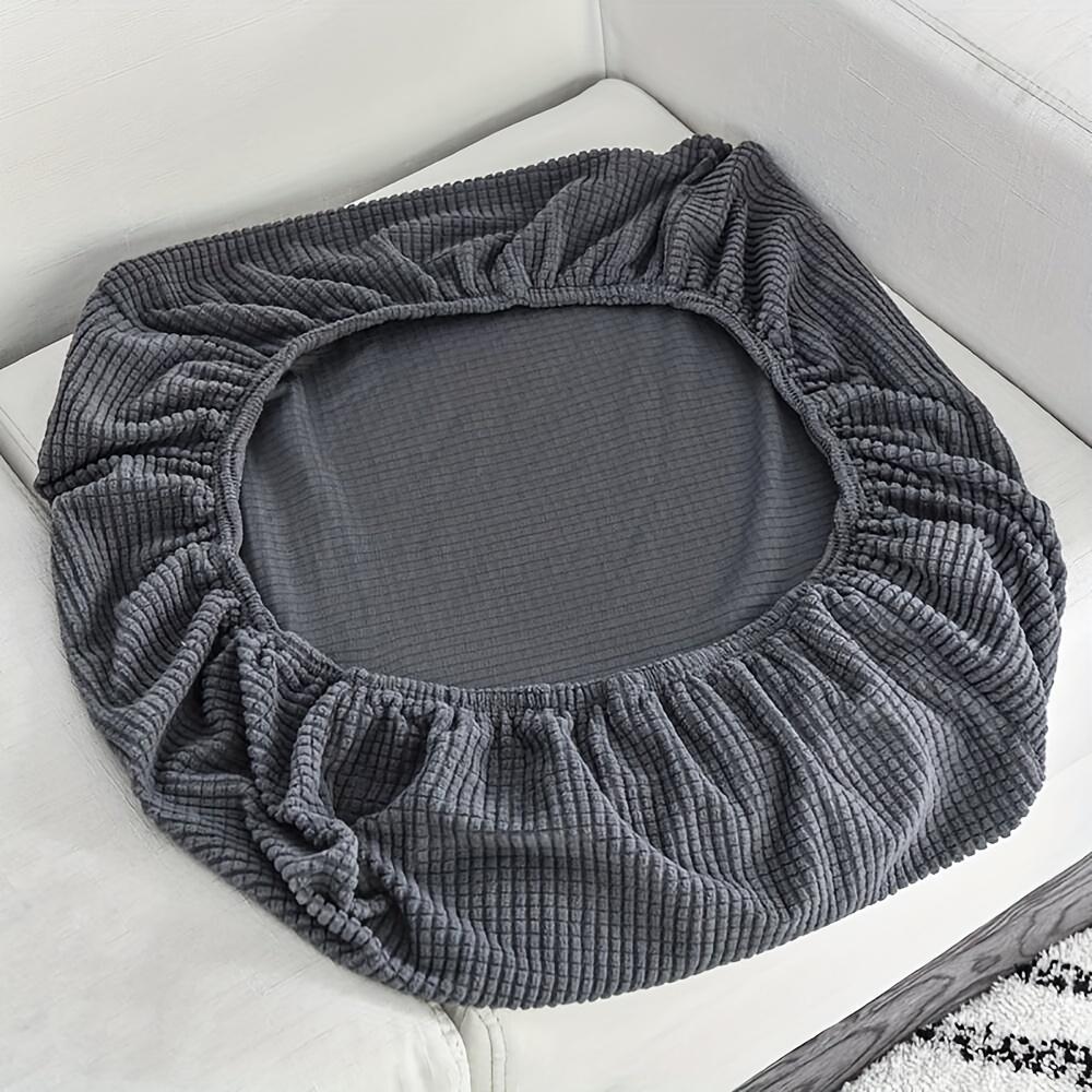 1pc Solid Color Sofa Cover, Sofa Protector, Dustproof Sofa Slipcover, Single Sofa Cover, Removable And Washable Elastic Sofa Cushion Cover.