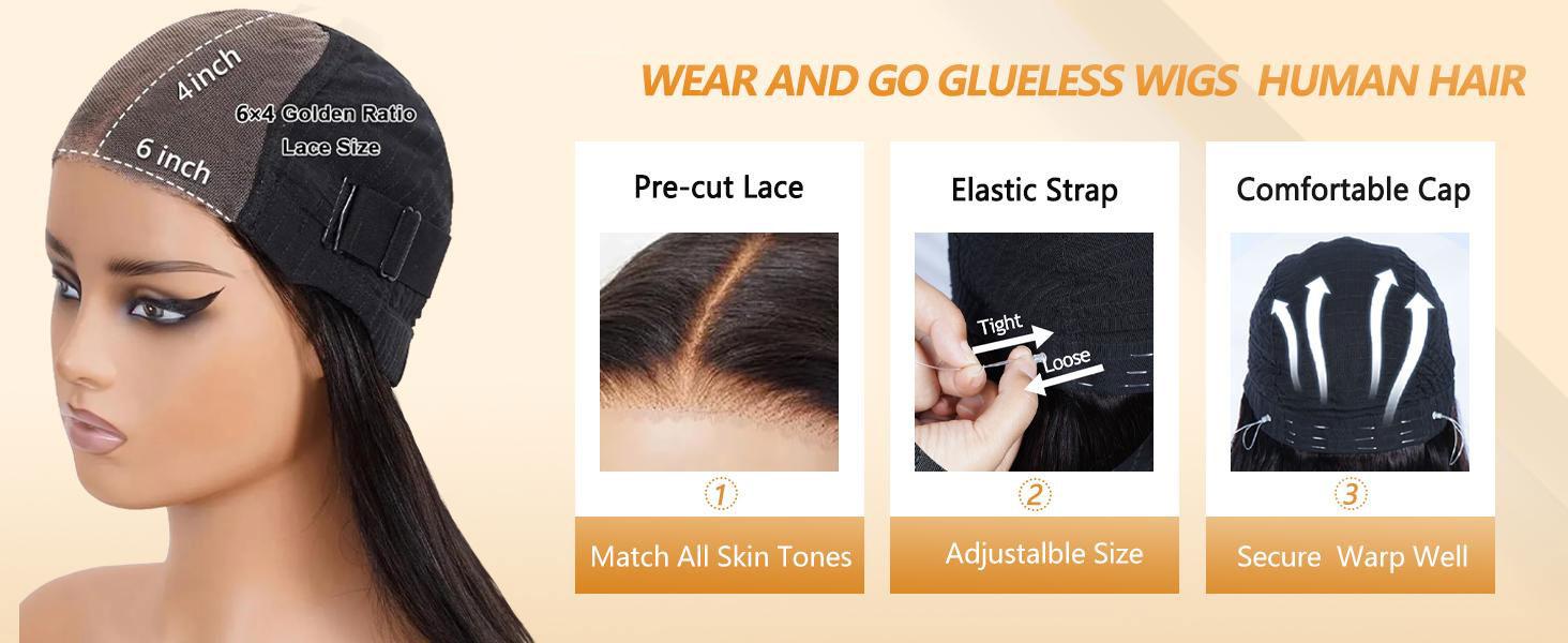 Bling Hair 9x6 7x5 6x4 5x5 HD Lace Easy Wear and Go Body Wave Glueless Human Hair Wigs Pre Plucked Pre Cut Transparent Lace Closure Wigs for Beginners 180% Density Water Wave Lace Front Wigs for Black Women #TikTokShopBlackFriday