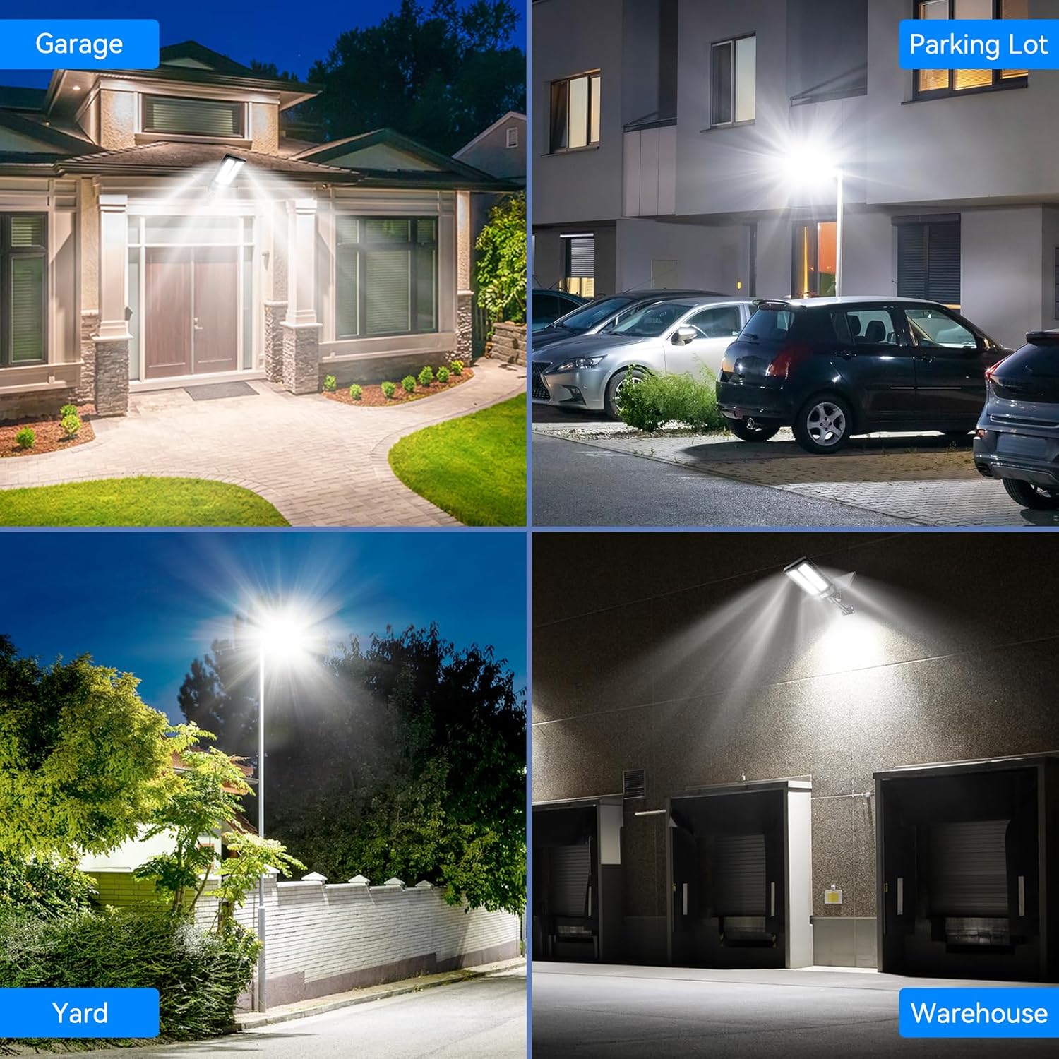 HYKOONT TW16 Utral Dual Solar Sanels Solar Lights Outdoor - All-Weather Performance Dual Solar Light, 6500K Daylight, Large Lamp Beads, Optical Convex Lens,  Motion Sensor and Remote Control, Dusk to Dawn for Yard