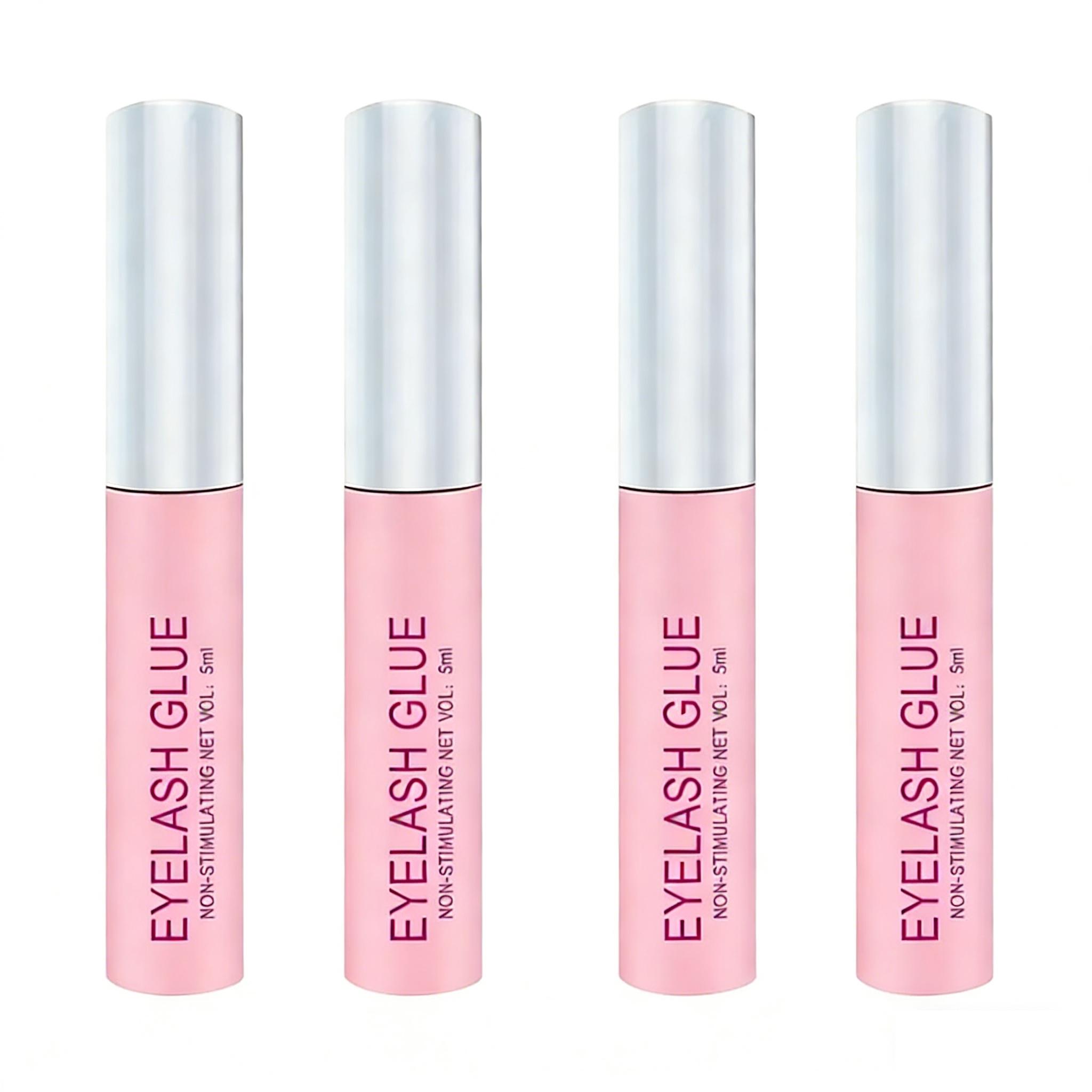 Strong Adhesive Eyelash Glue Waterproof Super Sticky Fast Drying Safe Non-Toxic Gentle for Sensitive Eyes Easy Removal Perfect for Lash Artists