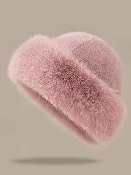 Large Women's Bucket Hat with Warm Earflaps, Fashionable Outdoor Cold Protection Accessory, Multi-purpose Stylish Headwear, Fashion Matching Hat