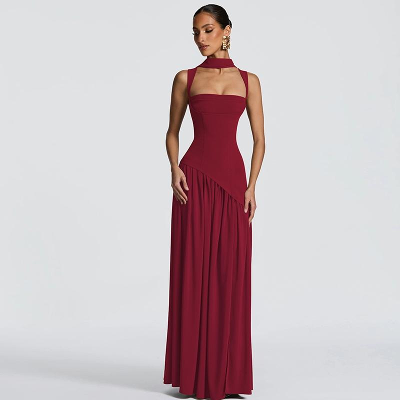 Women Summer Sexy Halter Party Club Evening Birthday Bodycon Long Dress