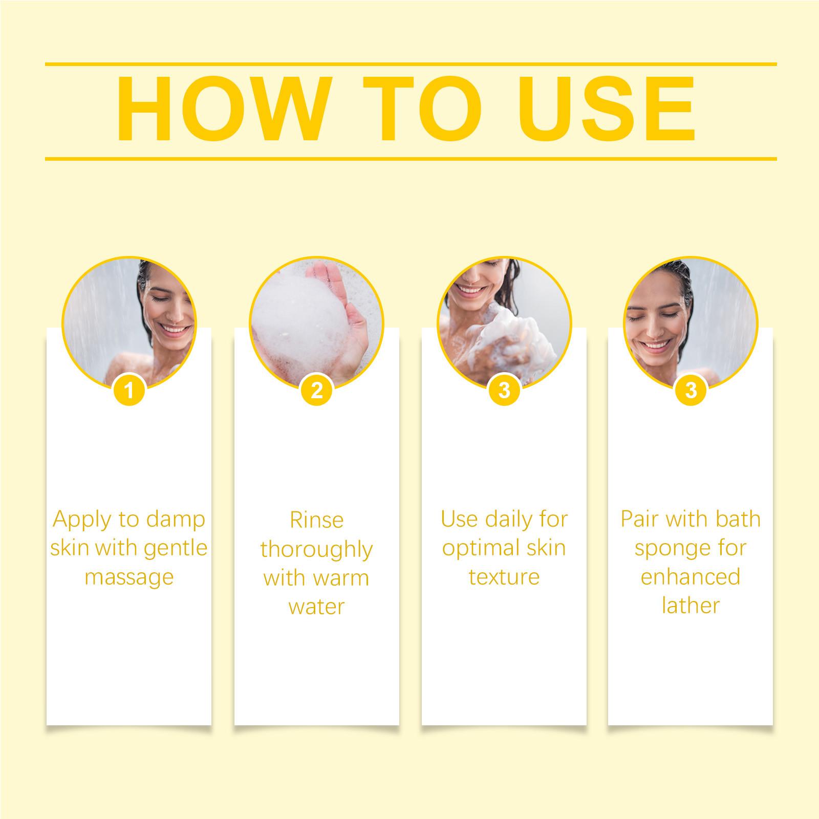 Persimmon Body Wash, Gentle Moisturizing Cleanser, Smooths and Nourishes Skin, Plant Extracts, Liquid Form, Single Item