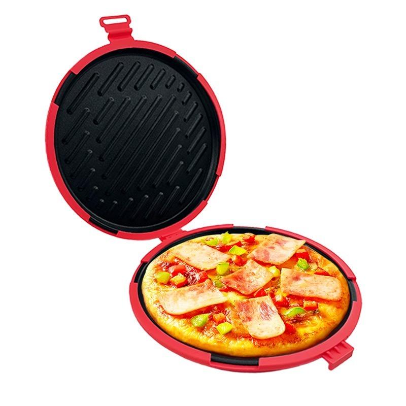 Upgraded Xl Grill Plate, All Purpose Grilling, Microwave Oven Special Baking Tray, Pizza, Chicken Wings, Beef Sandwiches, Toast Bread, Panini Machine, Grill Griddle