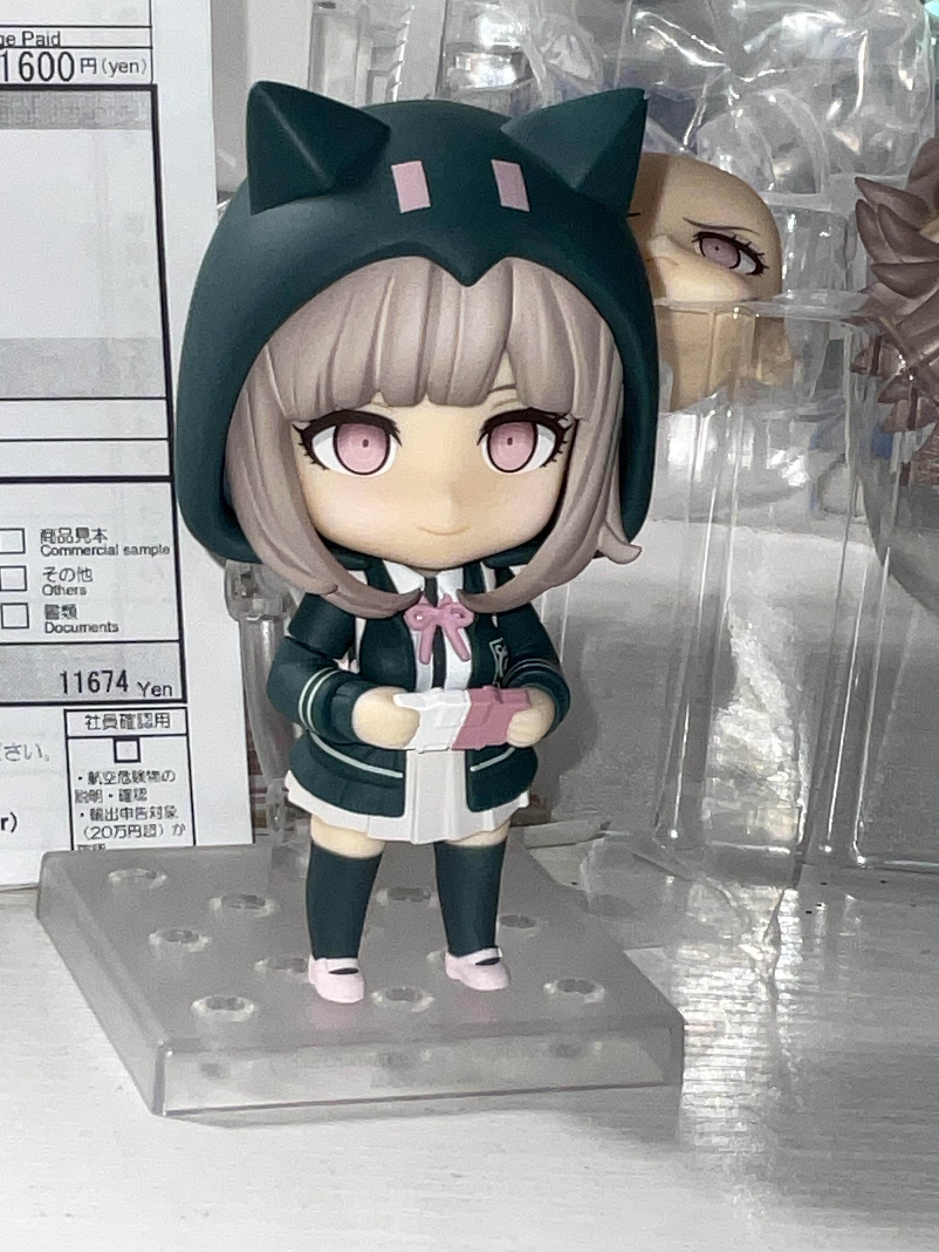 Chiaki Nanami & Nagito Komaeda Danganronpa Action Figures with Interchangeable Plastic Parts, Anime Desktop Decoration Gift for Anime Collectors