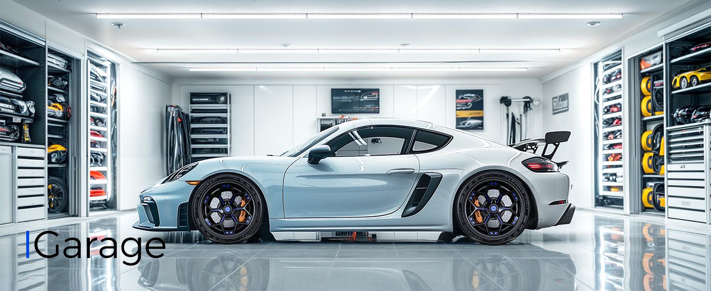 BarrinaLED T5 Shop Light 3FT, 6500K (Super Bright White), ETL Listed, Corded Electric with Built-in ON/Off Switch, 6 Packs