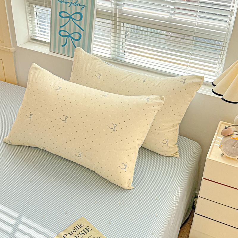 Fresh Small Floral Pillowcase, Cartoon Pillowcase, Single Pack & Twin Pack, High Gram Weight, Soft Comfortable, Home Essentials