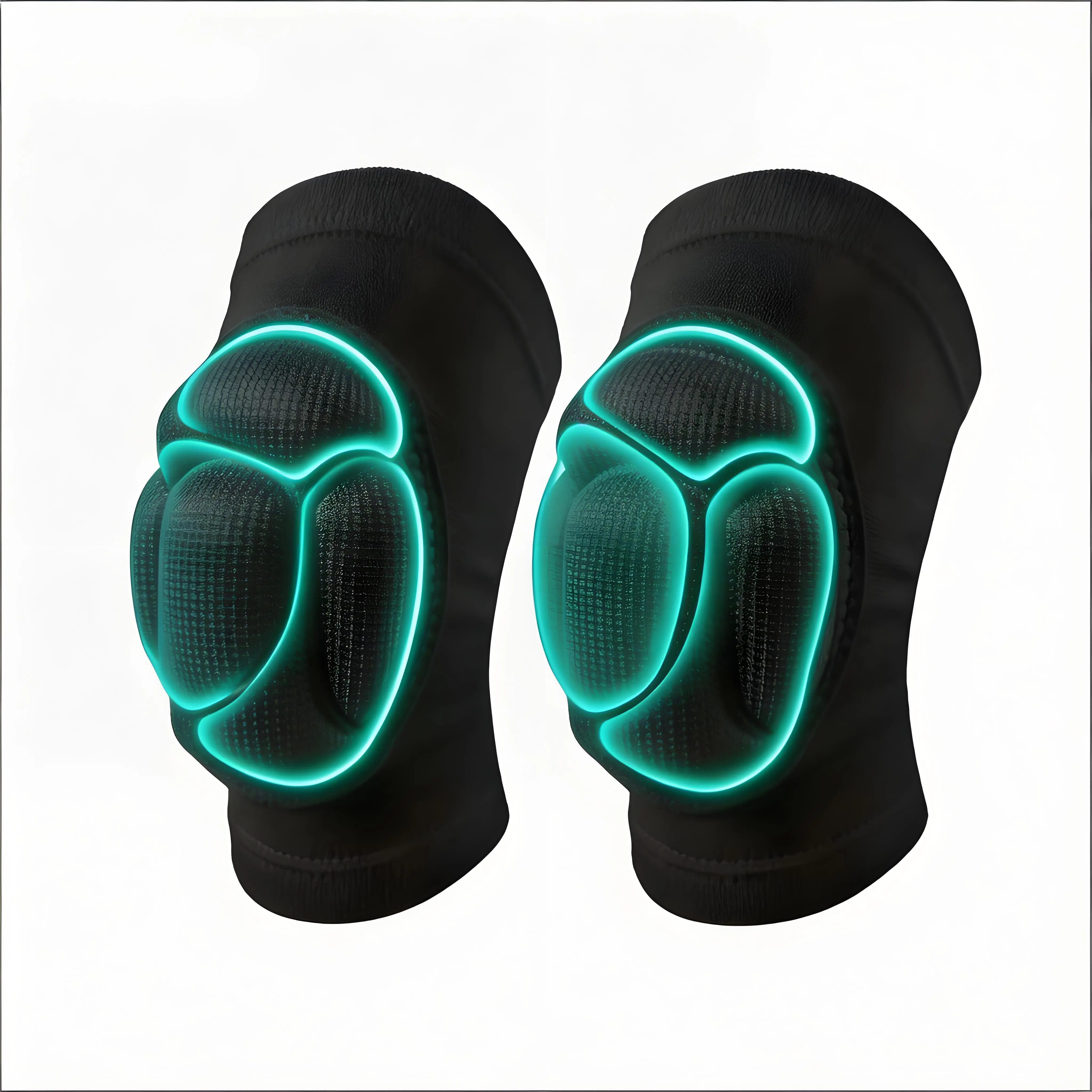 Unisex Adults Sports Knee Brace Compression Sleeve Protective Gear, Upgraded Thick Version Knee Pad Volleyball Support for Arthritis Pain Relief, 1 Pair