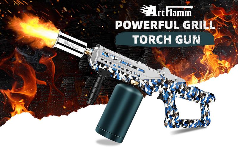 ARTFLAMM Powerful Propane Torch Gun, Multi-use Torch With Adjustable Flame, Blow Torch for Campfire, Fire Pit Starter, Fun Gift (Propane Tank Not Included) ARTFLAMM Powerful Propane Torch Gun, Multi-use Torch With Adjustable Flame, Blow Torch for Campfire, Fire Pit Starter, Fun Gift (Propane Tank Not Included)