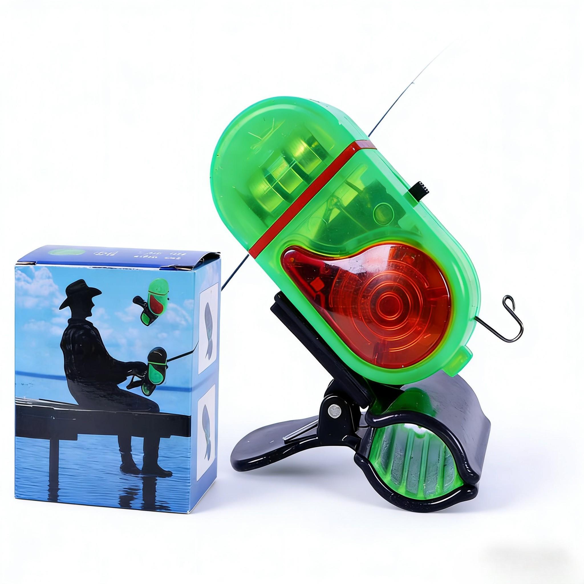 Flash Fishing Alarm for Sea Rods, High Sensitivity Automatic Sensor, Electronic Fish Hook Bell, Ideal for Anglers, Durable Design