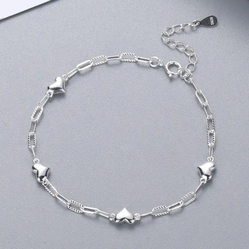 Women's Simple Heart Design Sports Wristband Bracelet - Elegant, Versatile Sports Accessory, Unique Birthday Gift, Elegant Bracelet, Heart Design Bracelet