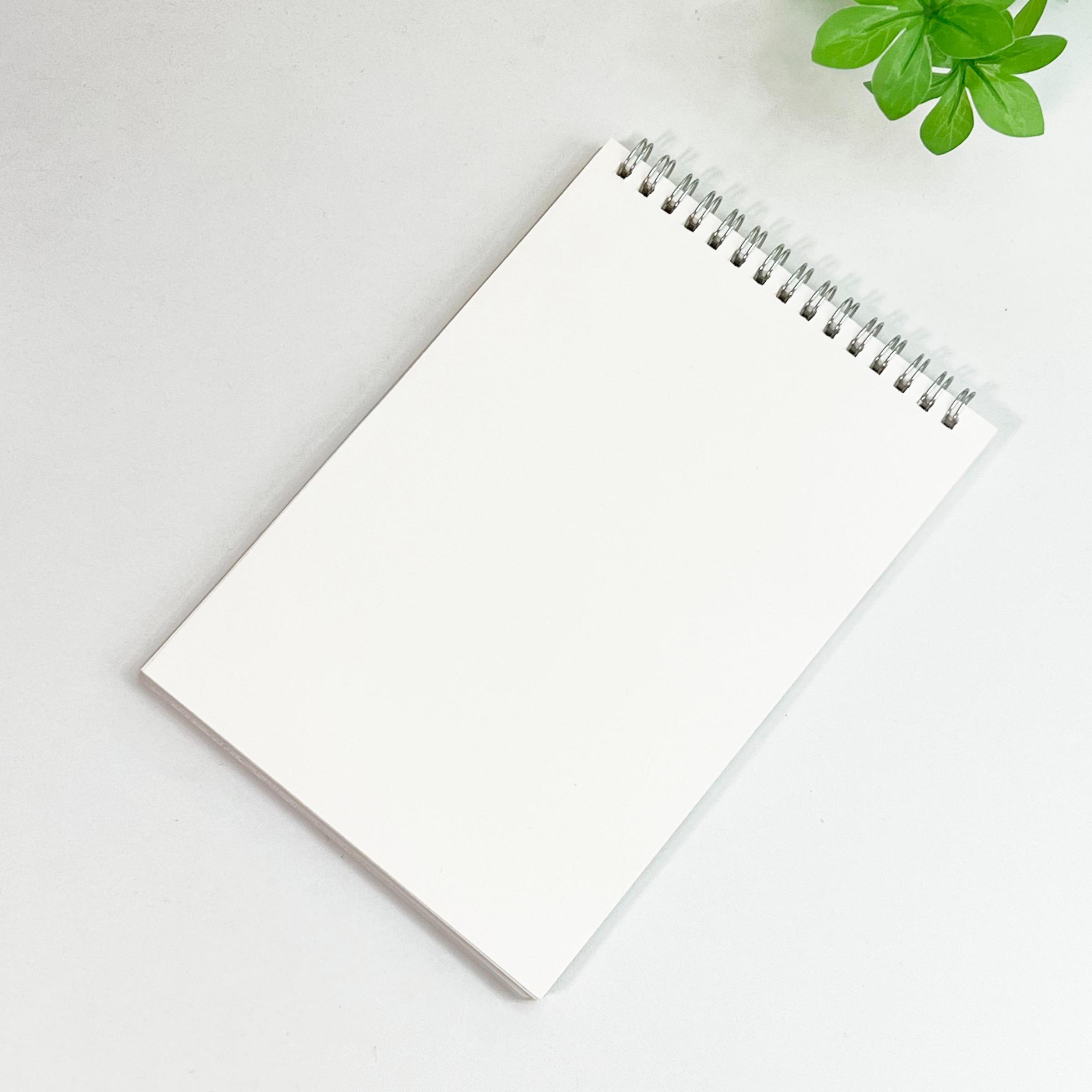 A5 Transparent Coil Notebook Set, 80 Sheets/160 Pages, Thick Lined/square/blank Notebooks, Ideal for Daily Diary, Office Notes, Academic Use
