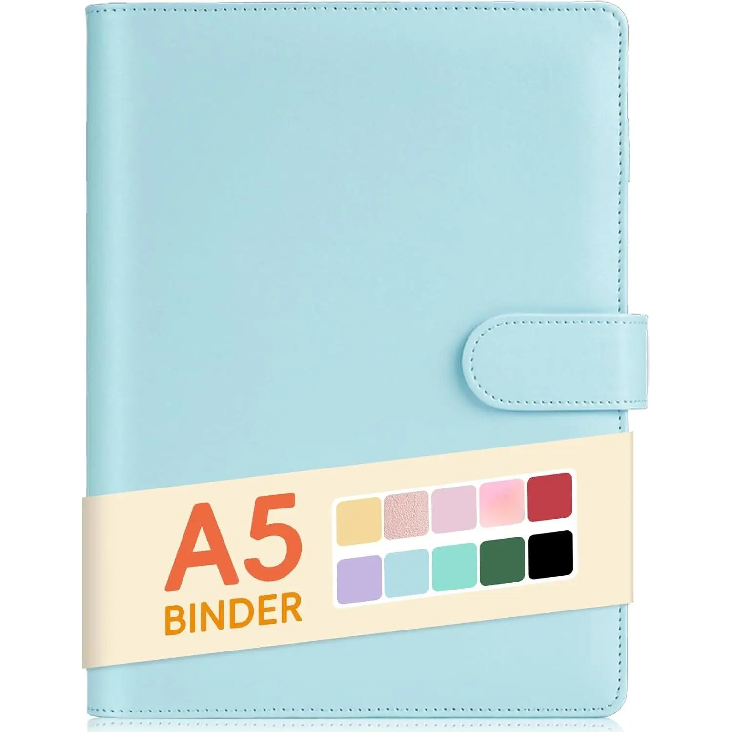 A5 Notebook Photocard Binder, 6 Ring Planner, Stylish Mini Binder