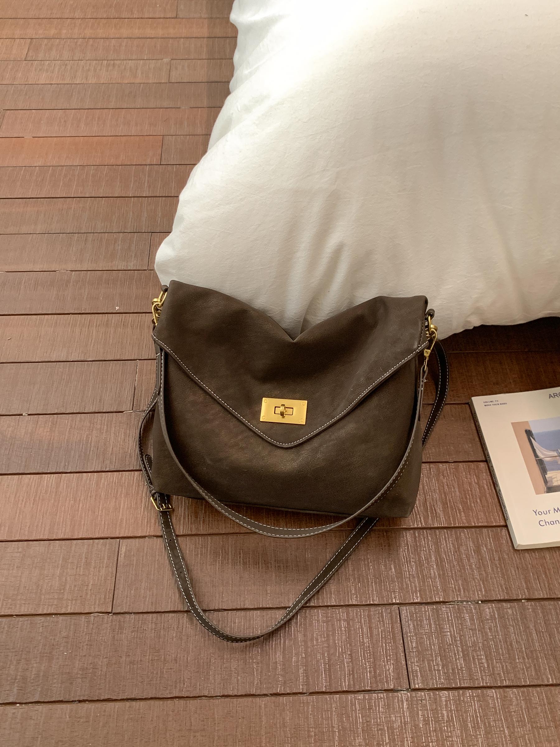 High-Value Retro Bag New Fashion Underarm Large Capacity Simple Casual Versatile Shoulder Bag for Women, Stylish and Trendy Design