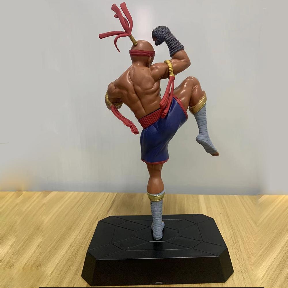 One Piece League of Legends Lee Sin Figure, Classic Dragon's Kick Pose with Box ，Lee Sin Collectible Statue, Muay Thai Themed Detailed Figure for Fans，LOL Lee Sin Figure, High-Restoration Champion Statue for Desk Display