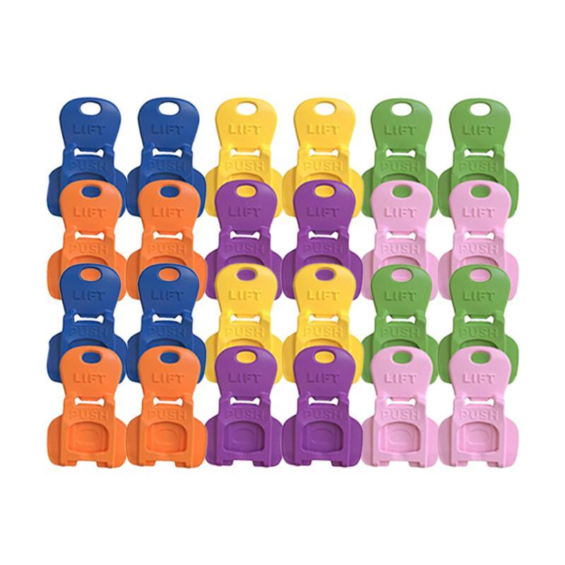 Colorful Can Protector Caps/Can Tab Openers for Soda, 6/12/24Pcs 2026 Beverage Barricade 3.0 – Beer, Coke | Summer Gift Perfection, Protects Drinks from Bugs, Bees, Dust at Parties, BBQs, Beach