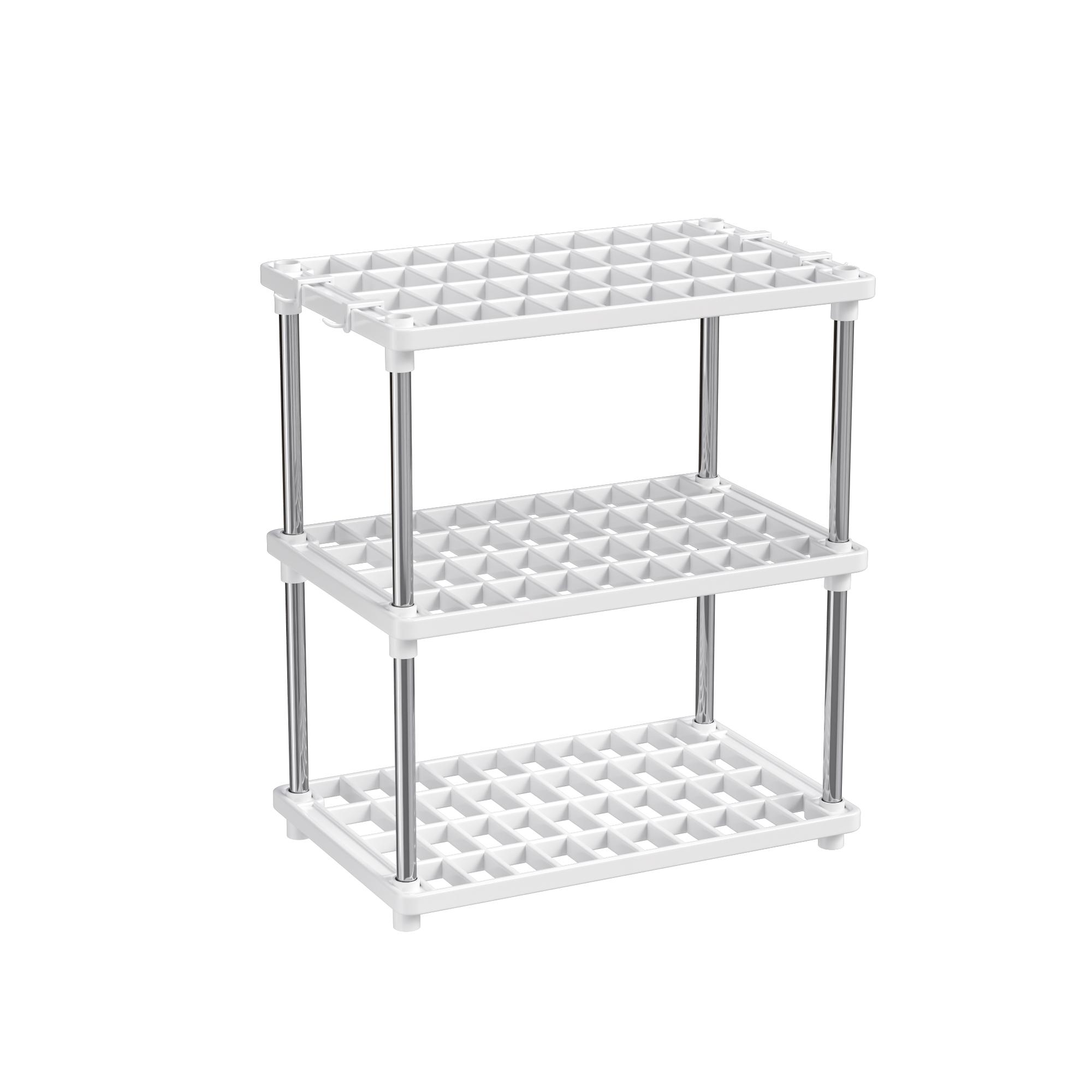 Kitchen Bathroom Standing Shelf, Multi-Functional Storage Rack, Space-Saving Organizer, Kitchen Utensil Holder, Home Organization