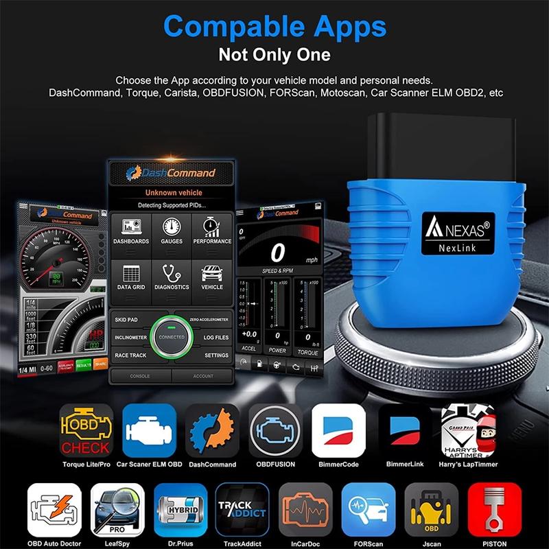 NEXAS-NexLink Motorcycle Diagnostic Tool Bluetooth,OBD2 EOBD Scanner for iOS Windows Android,Fault Code Reader Component Test Live Data Freeze Frame NEXAS-NexLink Motorcycle Diagnostic Tool Bluetooth,OBD2 EOBD Scanner for iOS Windows Android,Fault Code Reader Component Test Live Data Freeze Frame