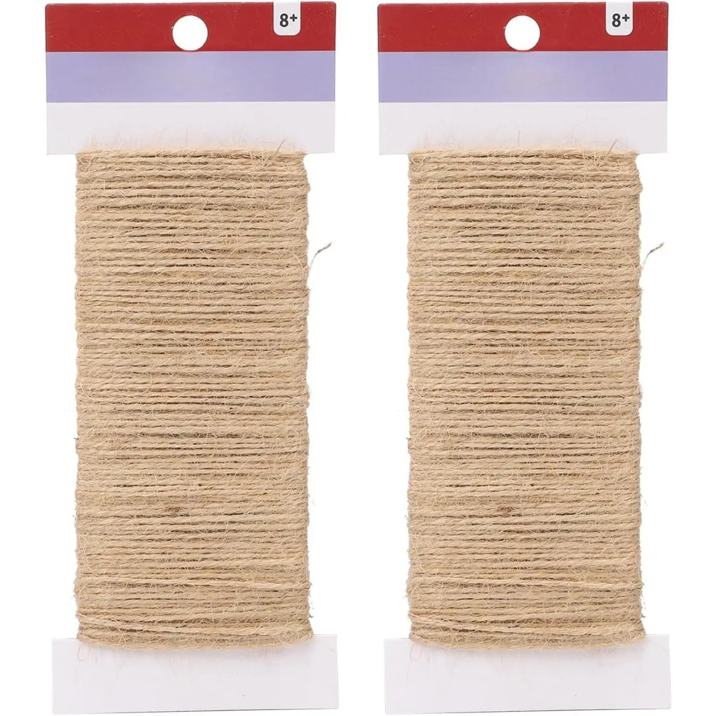 Brown Jute Twine - 1.5mm, 1 Pack, 164FT Long Length String for Crafting, DIY Crafts