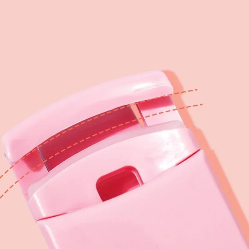 Mini Foldable Eyelash Curler, Compact and Portable, Suitable for Real and False Lashes, Multiple Colors Available, Perfect for Travel and Daily Makeup
