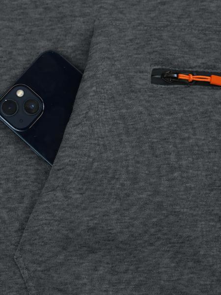 Men's Winter Heavyweight Fleece-Lined Casual Set, Loose Fit Sporty Multi-Pocket Workwear Suit, Warm & Comfortable Two-Piece Set