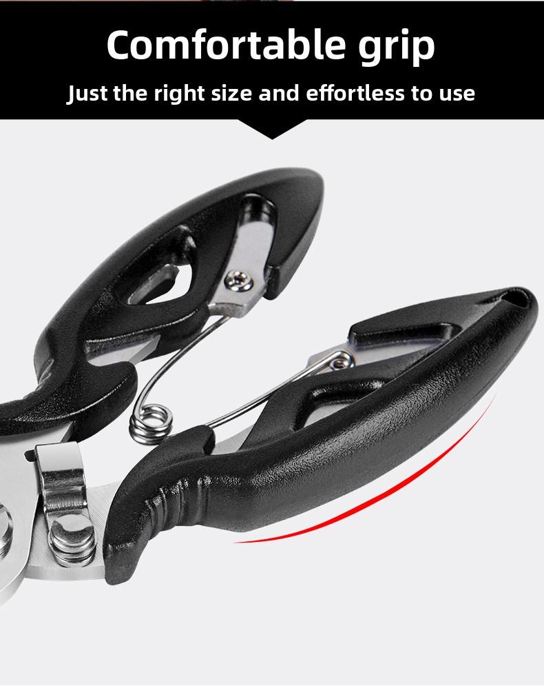 Multifunctional micro-object Luya clamp fish controller stainless steel fishing line opening steel ring fishing pliers scissors hook picker,fishing stuff summervibes,  fishing line nippers