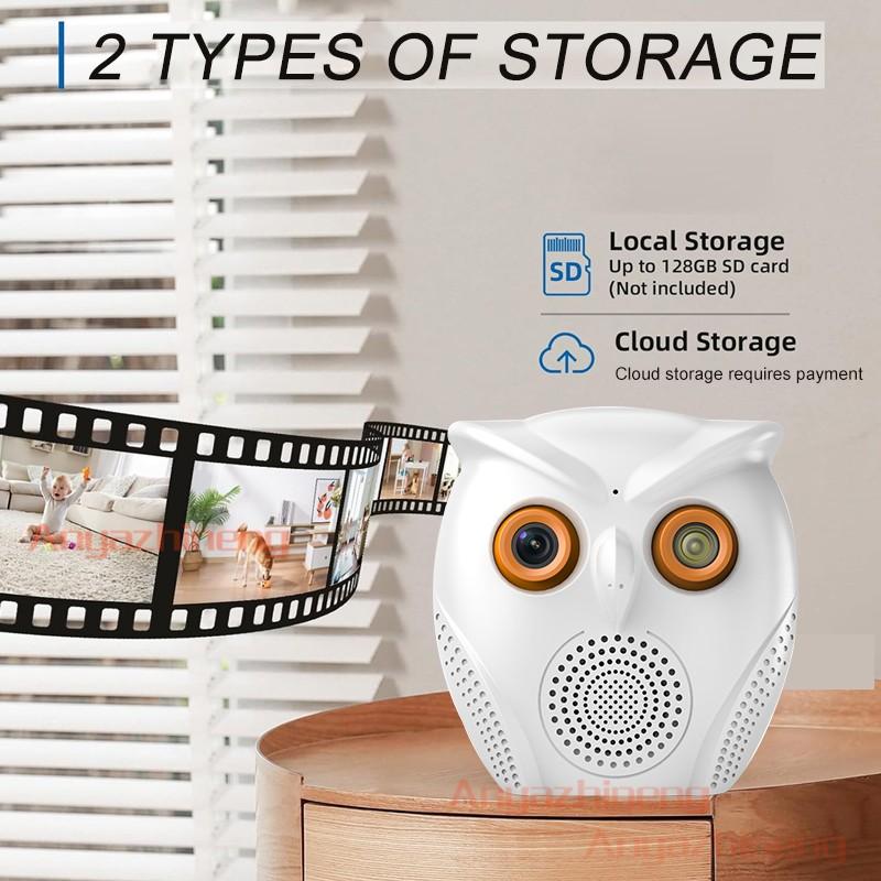 2k HD Wireless Security Camera with Human Detection, Indoor WiFi Monitoring, Night Vision, Alexa Compatibility, Two-Way Audio and Alarm System