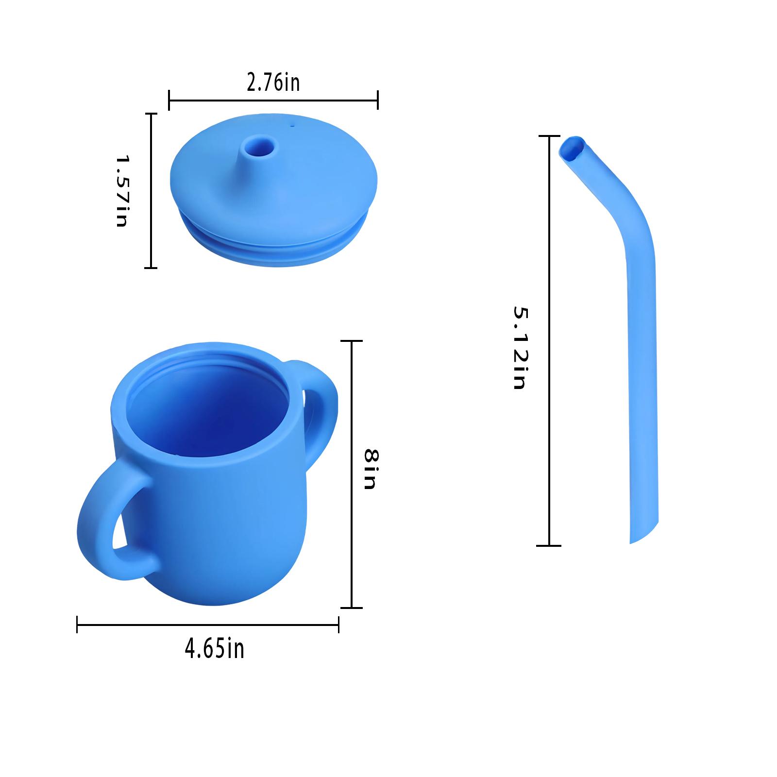 Tiny Silicone Drinking Training Cup with Soft Grip Handle Straw Spill-Proof Lid & Straw Reusable Cup for Baby & Toddler - Easy-Clean Design, Safe for Sippy Cup Transition Motor Skills Development Sippy Cup Easy Clean Baby Feeding Toddlers Drinking Tiny Silicone Drinking Training Cup with Soft Grip Handle Straw Spill-Proof Lid & Straw Reusable Cup for Baby & Toddler - Easy-Clean Design, Safe for Sippy Cup Transition Motor Skills Development Sippy Cup Easy Clean Baby Feeding Toddlers Drinking