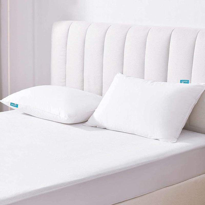 Biloban 2/4 Pack Waterproof Pillowcases with Zipper, Ultra-Soft Smooth Breathable Noiseless Skin-friendly Pillow Cover Pillow Protector, Durable Eco-Friendly #TiktokshopStockUp