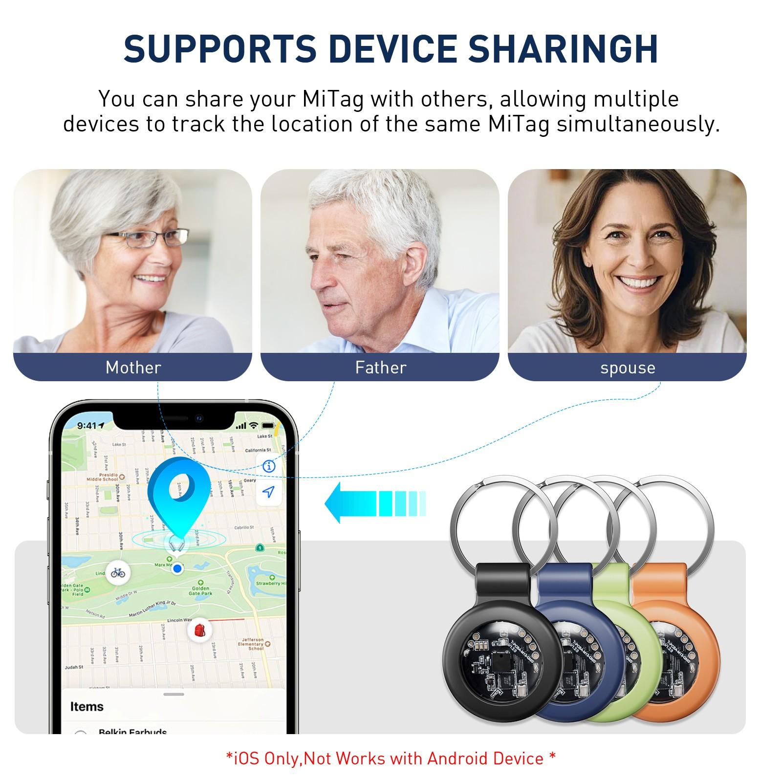 1/2/4pcs Transparent Vehicle Locator with High-Quality Keychain Case, Global Tracking, Supports Apple Find My, Fits Cars Bikes Motorcycles Pets Luggage