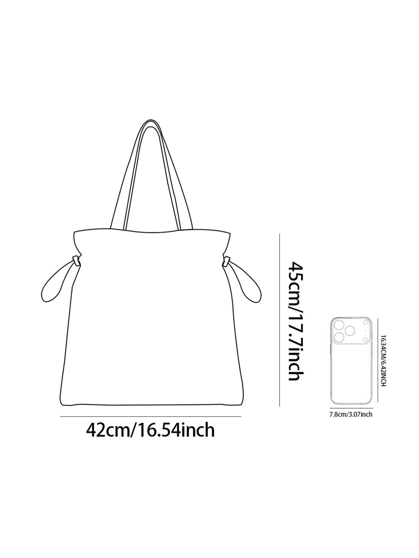 Lips Pattern 2D Printed Drawstring Tote Bag, Large Capacity Shopping Bag, Durable and Wear-Resistant, Casual Style for Work/promenade/lunch
