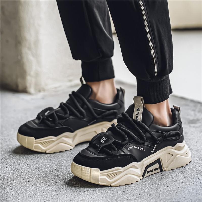 New Thick Sole Height Increasing Women's Dad Shoes 2025 Autumn Inner Height Casual Sneaker Athletic Makapal Trainer