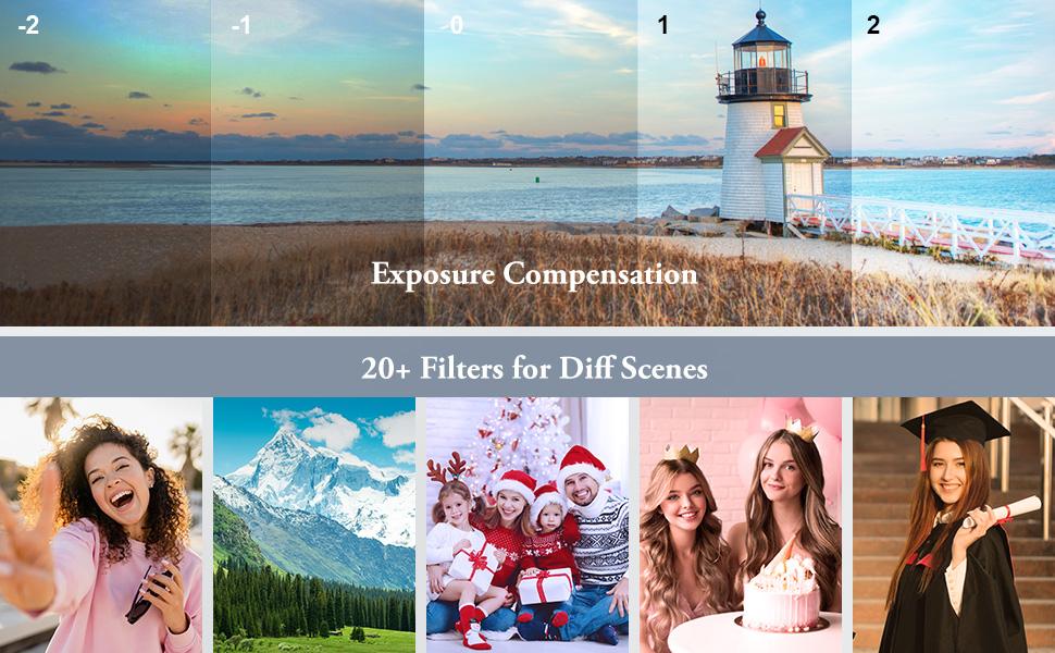 48MP 4K Digital Camera 16X Zoom Digital Camera with 32G TF Card & Charging Cable & Operating Manual, High Definition HD Camera Digital Camera for Outdoor Sports, Beginner Digital Camera