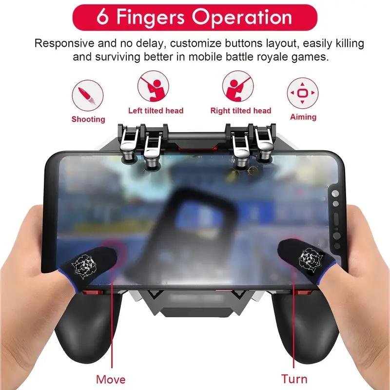 Mobile Game Controller Pubg Trigger Button, Capacitive L1r1 Fire Aim Button, Fps Gaming Joystick for Smartphone, Shenzhen Manufacturer, Gaming Controllers