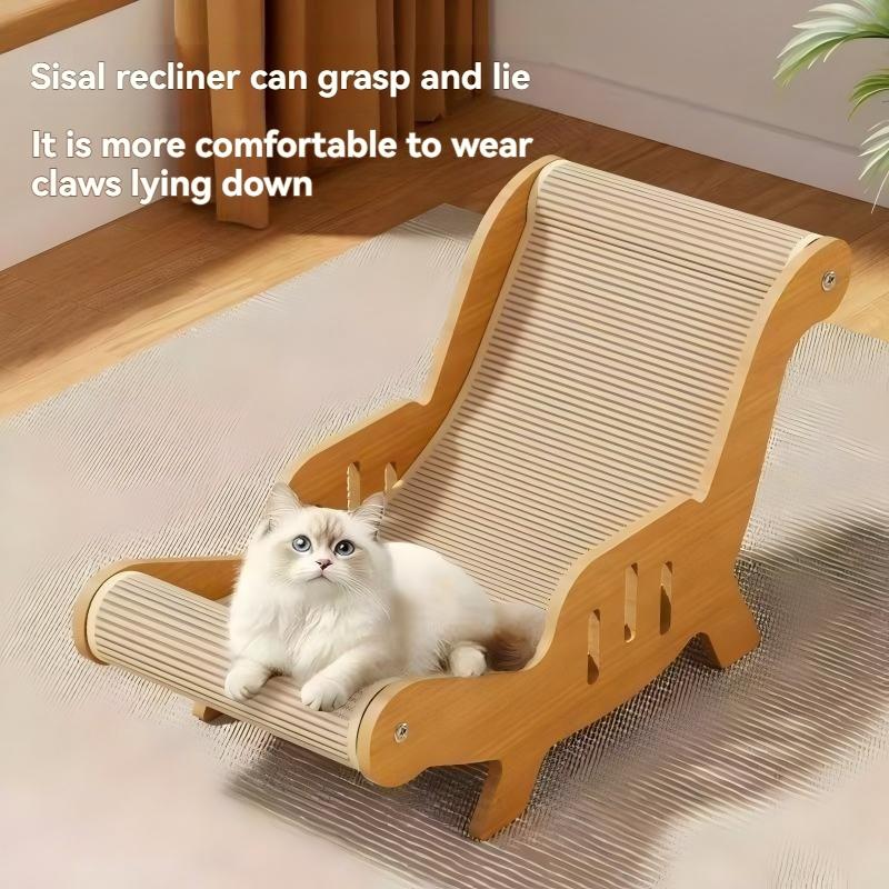 Durable Cat Scratching Post, Sisal Material, Anti-Slip Base, Pet Toy & Bed, Self-Cleaning Kitty Lounge Chair, Ideal Gift for Cats, Sisal Scratching Posts #GLOBAL PICKS