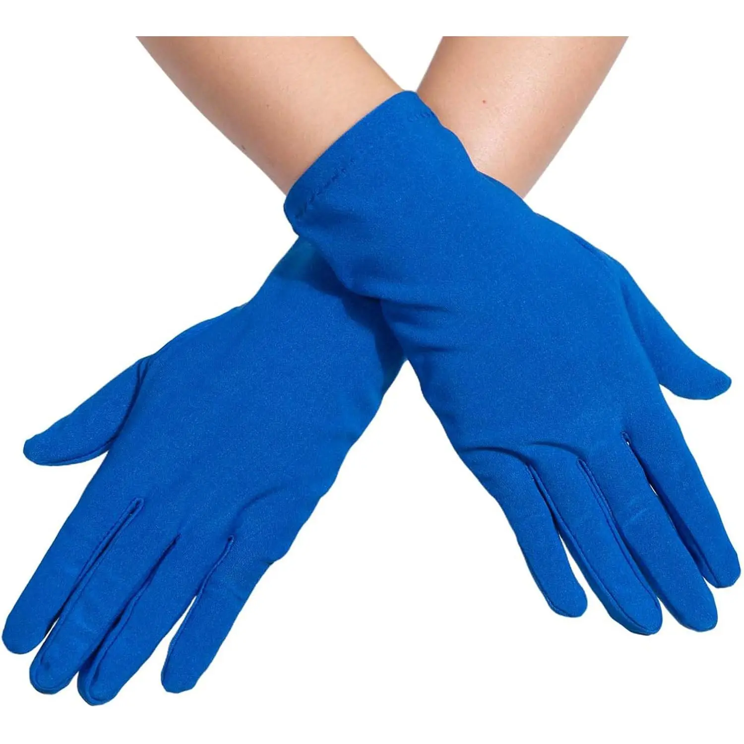 Men Women Wrist Length Spandex Stretch Gloves,Wedding Party Christmas Costume Party Dance Gloves
