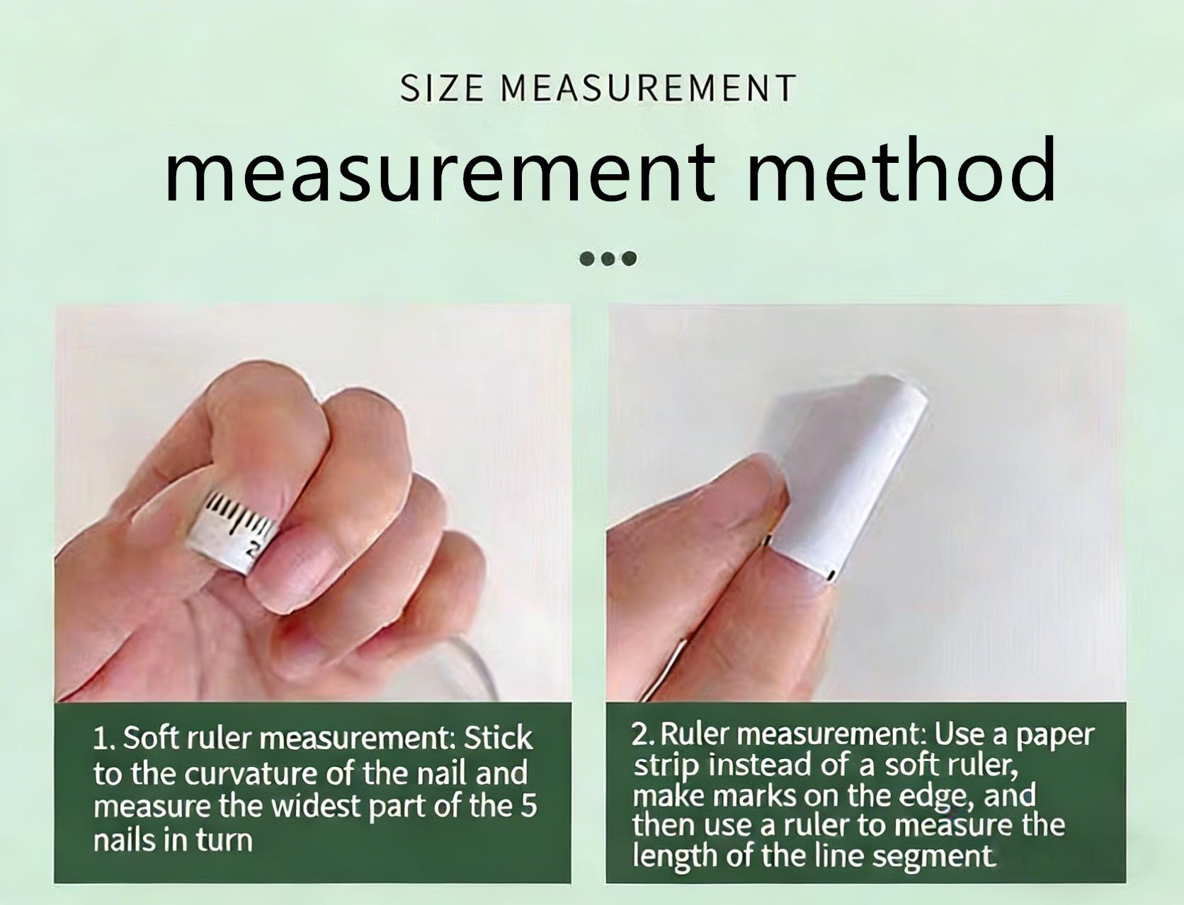 Fashionable hot girl wears removable nail stickers repeatedly