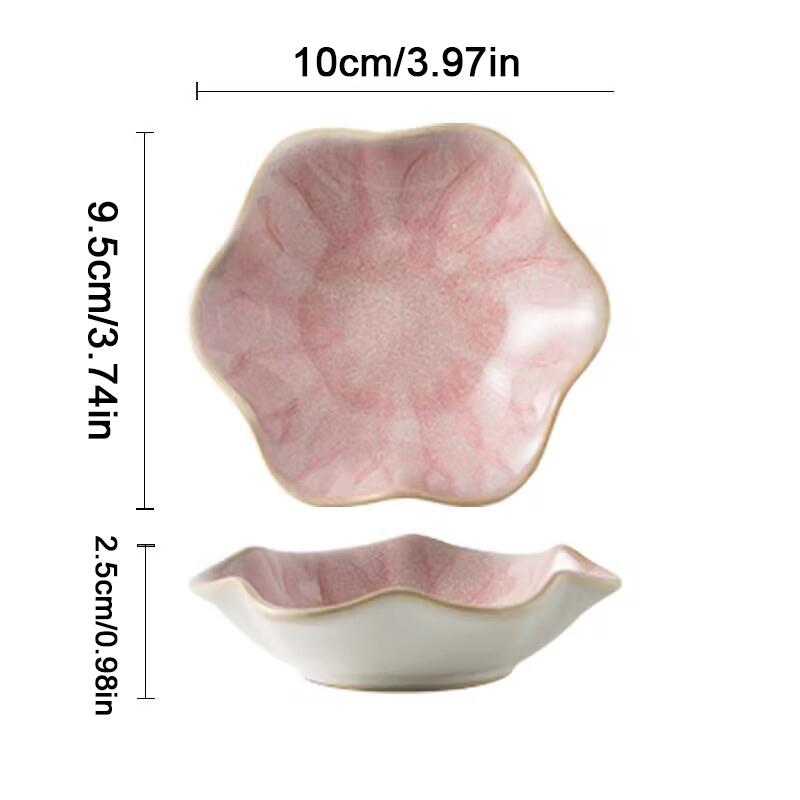 Multifunctional Jewelry Organizer Tray, Decorative Ceramic Lotus Leaf Tray, Holds Earrings, Rings, Necklaces, Bracelets, Keys, Coins, Ideal for Vanity, Nightstand, Bathroom, Desk