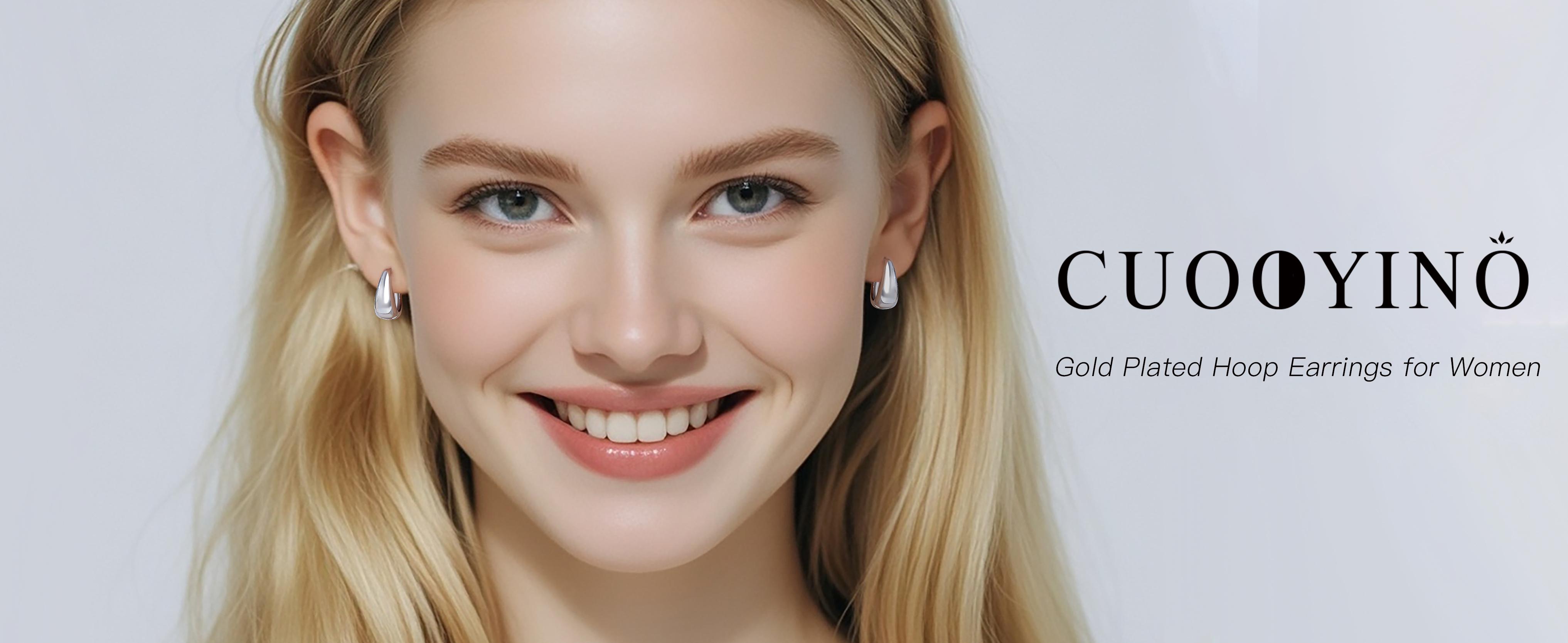 925 Sterling Silver Hypoallergenic Earrings Set, Dainty Stud Huggie Earrings Small Hoop Earrings for Multiple Piercing small hoop