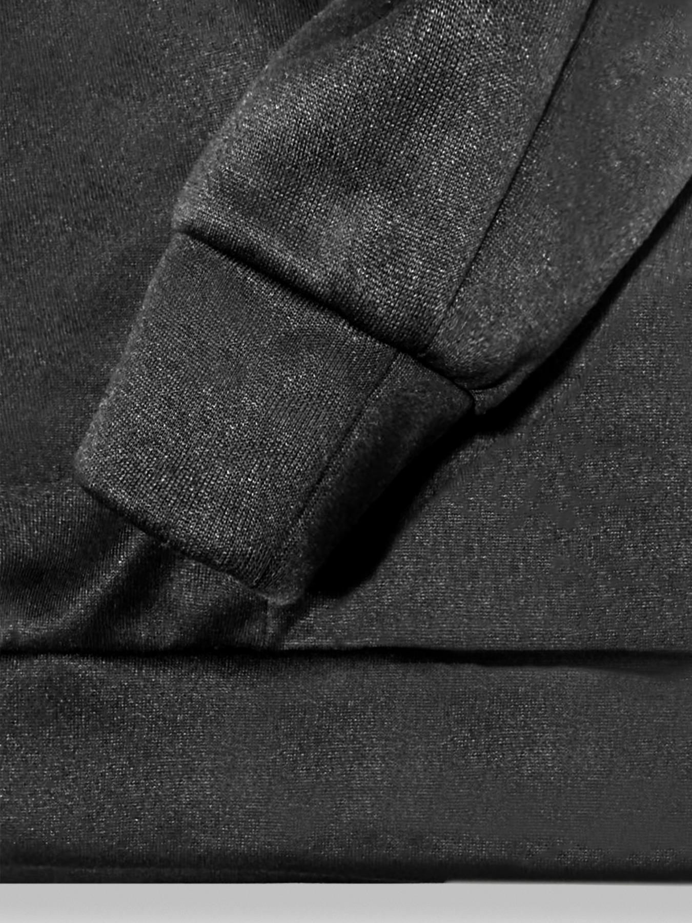 Men's Kawasaki Racing Team Graphic Zip Up Sweatshirt, Regular Fit Casual Fashion Long Sleeve Half Zip Sweatshirt for Daily Wear, Men's Clothes for Fall & Winter, Athletic Sports Clothing