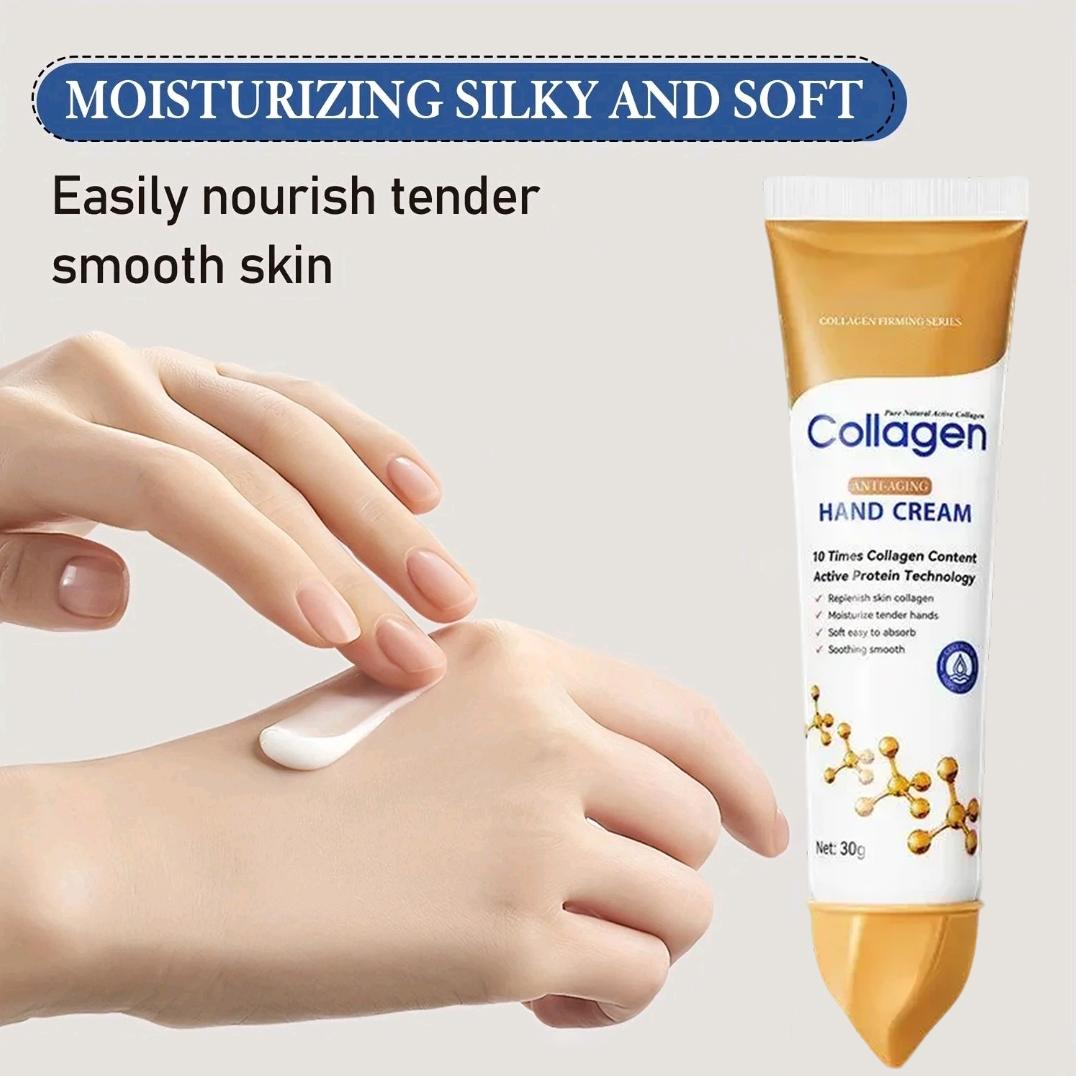 Collagen Anti-wrinkle Hand Cream Anti-drying Anti-crack Moisturise Nourish Dry Skin Softening Hand Care Repair Product