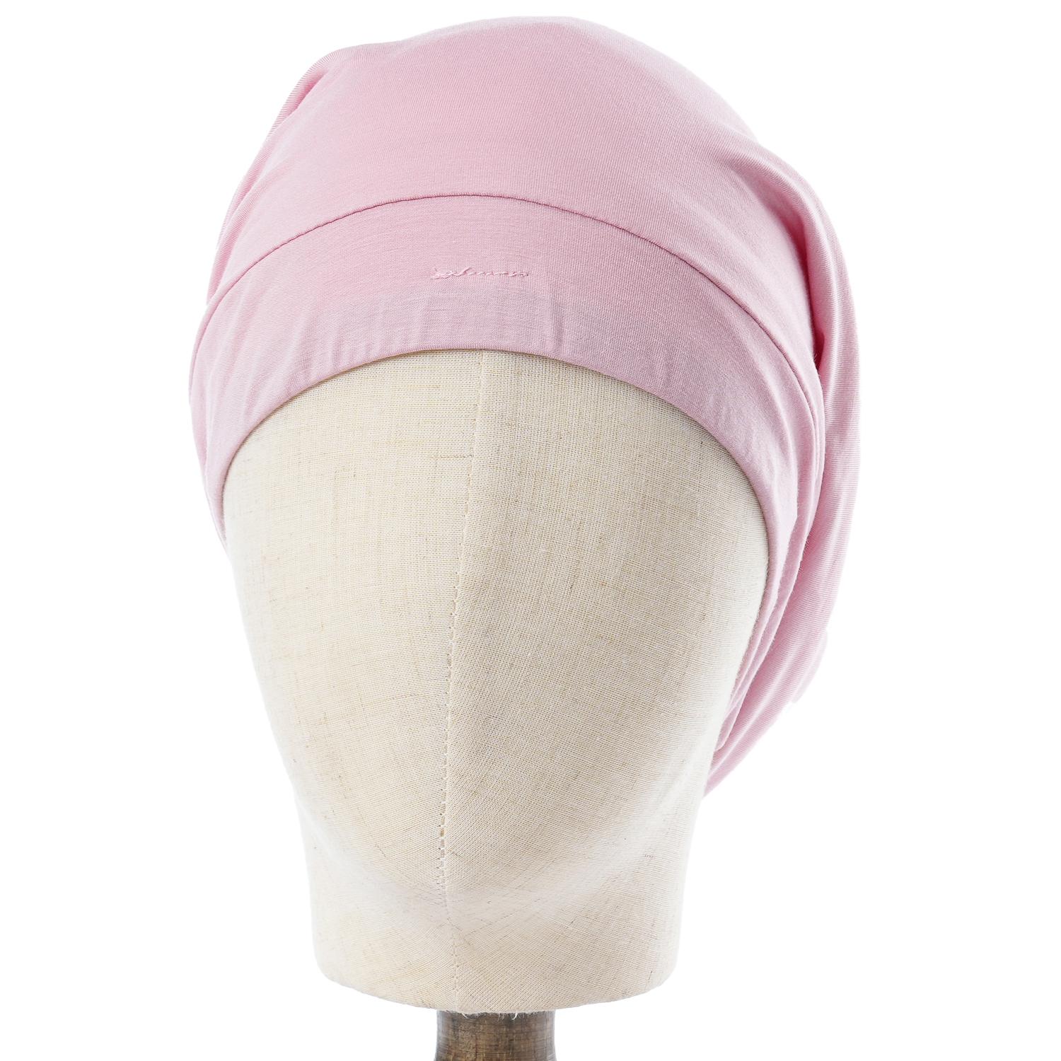 Modal Double-Soft Stacking Sleeping Cap with Adjustable Stretch Fabric Baotou Design