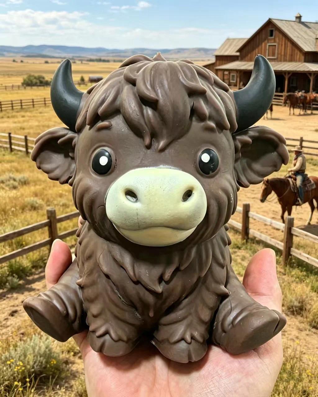 Hot Jumbo Highland Cow Stress Balls Squishies Squeeze Toy Squeeze Ball Fidget Toy for Slow-Rising Stress Relief Squeeze Toy