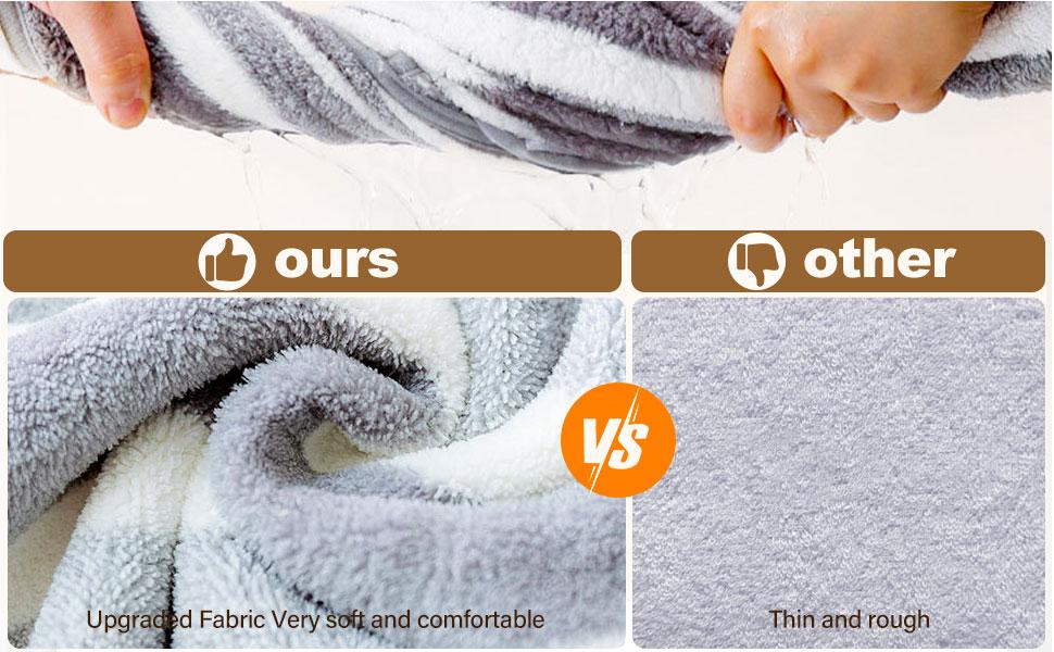 pet bath accessory Two-color dog bathrobe towels in sizes S, M, and L, super absorbent pet bathrobes suitable for small, medium, and large dogs, quick-drying, adjustable design, perfect for pet dogs.
