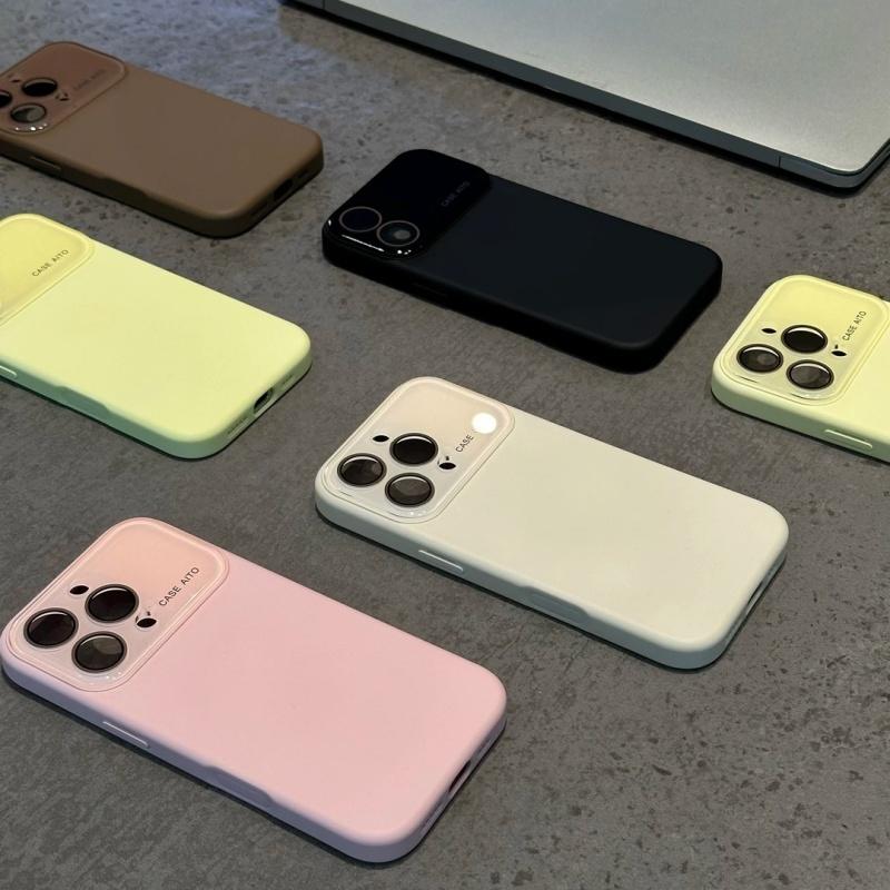 Minimalist Solid Color Protective Case for iPhone 17/16/15/14/13 Series-995